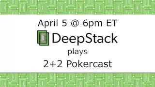DeepStack AI plays the 2+2 Pokercast