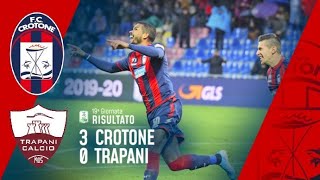 CROTONE-TRAPANI 3-0 JUNIOR MESSIAS FINALMENTE IN GOL