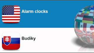 Learn Slovak = Topic = Horology