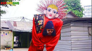 WOWO di kerjain ONTY?? KEPOMPONG BALON - ONDEL ONDEL