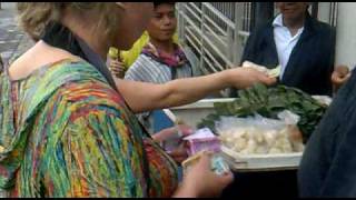 уличная еда на улицах Джакарты. Street food, Jakarta