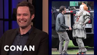 Bill Hader Can’t Stop Smiling On The Set Of "It 2"