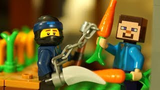 НУБ МАЙНКРАФТ против ЛЕГО НИНДЗЯГО Мультфильмы Лего Мультики Видео Игрушки для Детей