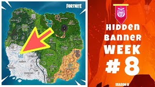 ⭐ WEEK 8 Season 8 - HIDDEN BANNER (secret battle star) - Fortnite S8