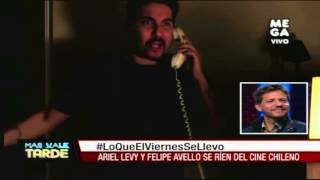 Ariel Levy y Felipe Avello se ríen de cine chileno