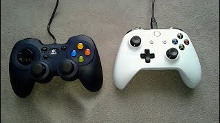 XBOX ONE vs LOGITECH F310 - СРАВНЕНИЕ ДВУХ ГЕЙМПАДОВ (проверяем, как щёлкают кнопки)