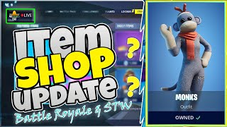 ?MenamesCho's *NEW* ? MONKS SKIN - ITEM SHOP UPDATE ? Fortnite Battle Royale Fri 10th Jan 2020