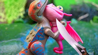 ЛЕГО ДИНОЗАВР И СТРАШНЫЙ МЕЧ. ИНДОМИНУС РЕКС. Lego dinosaur Jurassic word