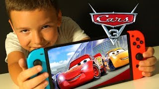 ?? ТАЧКИ 3 ИГРА Прохождение с ПАПОЙ на Nintendo Switch Мультики про Машинки Видео для Детей