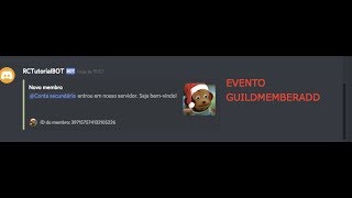 Desenvolvimento de Bot #10 - Eventos [guildMemberAdd]