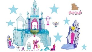 Хрустальный Замок. Кейденс и Фларри Харт Crystal Empire Castle. Май Литл Пони Мультик Распаковка