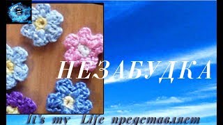 НЕЗАБУДКА. Маленькие фоновые цветочки на 5-6 лепестков