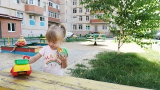 Vlog: детская истерика / ребенок спит на полу / режим дня / гуляем | PolinaBond