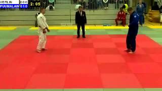 Judo U21 SM 2014: M21-90: VERLIN - PUUMALAINEN