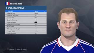 Didier Deschamps face PES 2017