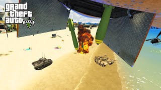 GTA 5 PC Mods - MEGA AIRSTRIKE MOD! GTA 5 Mods Predator Missile & Carpet Bomb Funny Moments!