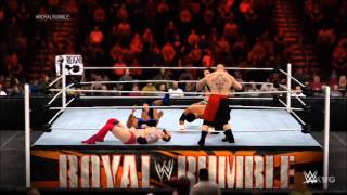 WWE 2K15 - 40-Man Royal Rumble Full Match Gameplay [HD]