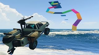 SUPER IMPOSIBLE! AGUA Y TIERRA!! - CARRERA GTA V ONLINE - GTA 5 ONLINE