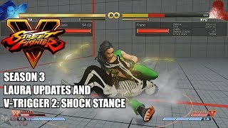Street Fighter V Arcade Edition - Laura Updates and VTrigger 2: Shock Stance