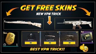 PUBG Mobile Free Kar98 skin and SCAR L Skin For permanent | Vpn trick For Classic crate Coupon | TTS
