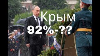 Крым Выборы 92% Вброс ?Нарисовали ?или? Почему так много за Путина
