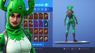 Fortnite Prickly Patroller Skin Showcase on all Back Blings *Best combos*