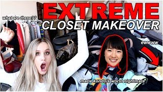 EXTREME KONMARI method  DECLUTTERING | Before & After + luxury giveaway