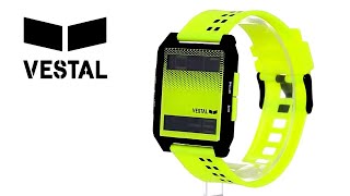 Vestal Unisex DIG001 Digichord Yellow and Black Watch