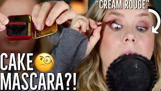 Trying VINTAGE Style Makeup! | Bésame Cosmetics