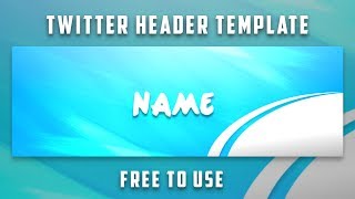 AWESOME TWITTER HEADER TEMPLATE SPEEDART + TUTORIAL (FREE TO USE)