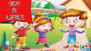 3D Animation Hop a Little Jump a Little Nursery rhyme for children with Lyrics | Kids Trendz TV