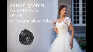 Canon EF 50MM F/1.8 STM Lens unboxing review test photo and videos [HINDI]