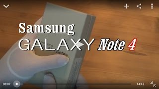 Samsung Galaxy Note 4 unboxing Deutsch - Europa Version