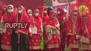 We do! Dozens of couples marry in first mass Kashmiri wedding since pandemic
