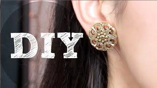 DIY - ARETES DE BOTONES!