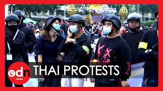 Thai Protests: Bangkok Police fire Water Cannon after Violent Clashes