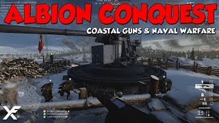 ALBION CONQUEST - Battlefield 1 NEW MAP - Coastal Guns, Landing Craft & Naval Warfare