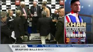 Weigh In -  Amir Khan vs Andreas Kotelnik