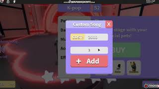 Roblox dance off - BTS BOY WITH LUV [SONG ID NO COPYRIGHT]