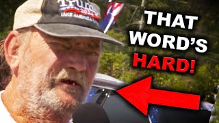 MAGA Man FLUBS At Funniest Possible Time