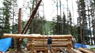 Log Building at remote site