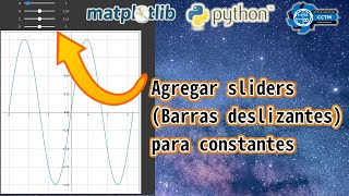 ️ Agregar barras deslizantes para constantes | sliders | Matplotlib | Google Colab | Python