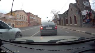 Водятла не пустили на дороге н268тх152. часть 1