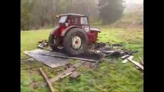 Belarus T-40, stuck in the mud and the tries to get it out in 24 hours..