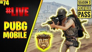 PUBG MOBILE - TEMPORADA 3 - RP ELITE #74 #META 1400 INSCRITOS [LIVE]