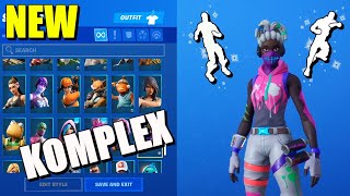 FORTNITE KOMPLEX SKIN w/ ALL POPULAR DANCE EMOTES