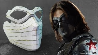 The Winter Soldier Mask from Cardboard (Part 1)