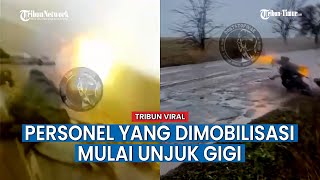 Tembakan Akurat dari Tank Personel yang Dimobilisasi Rusia, Gempur Pertahanan Ukraina