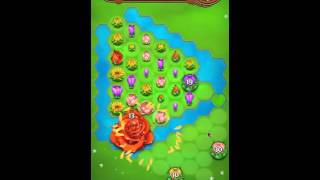 Blossom Blast Saga Level 243 No boosters