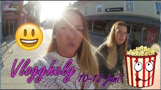 Skräckbio, shopping & middag - vlogghelg